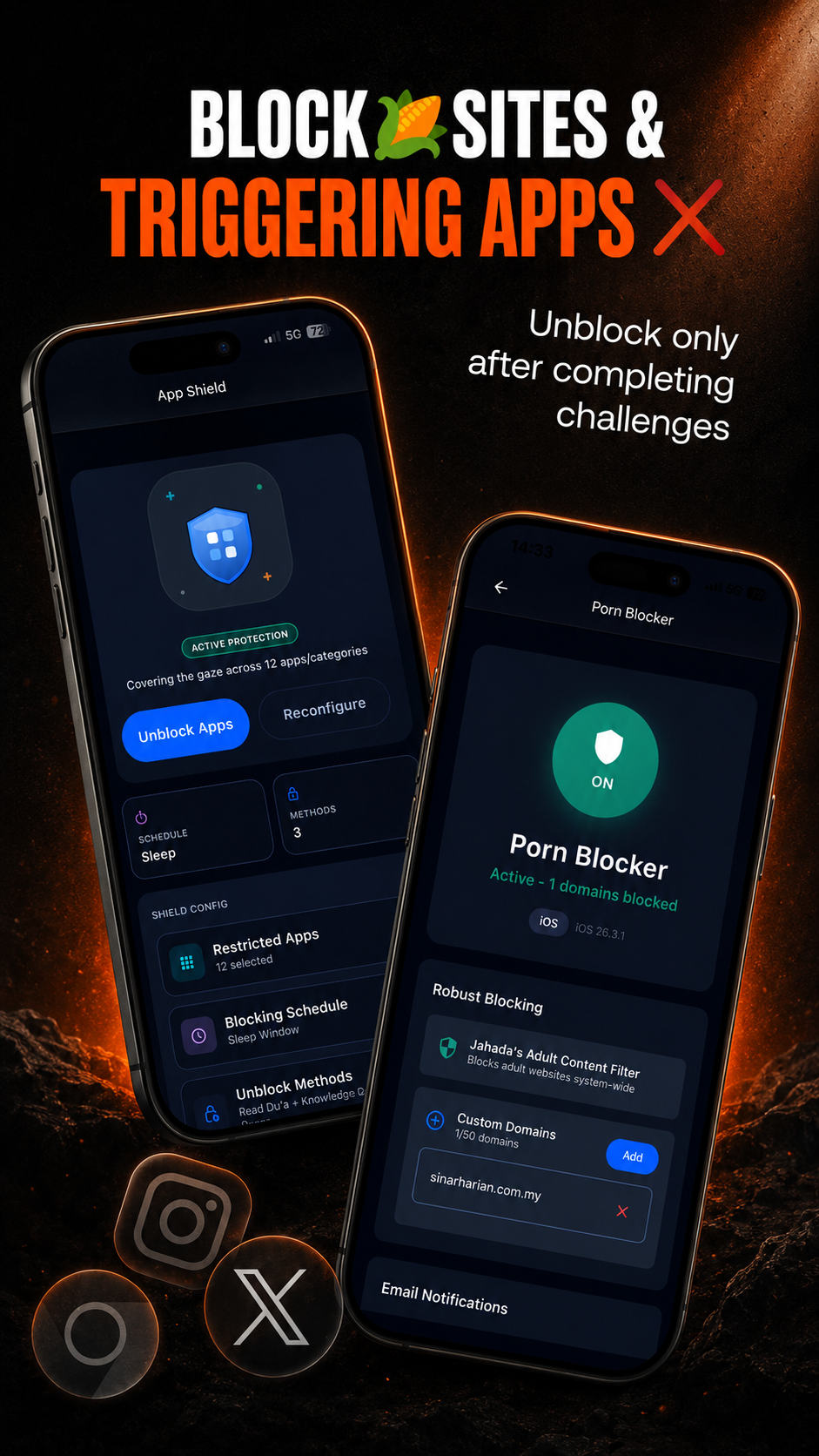 Jahada app screenshot